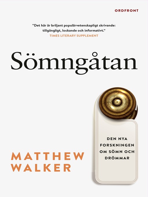 Title details for Sömngåtan by Matthew Walker - Wait list